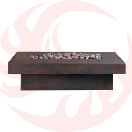 Terraza | Concrete Fire Pit Table - Phoenix Fire Art Store