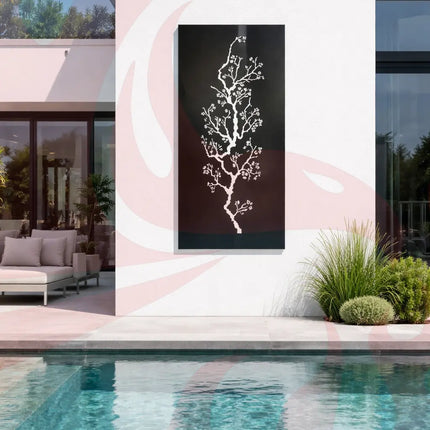 Laser-Cut Cherry Blossom Panel - FREE SHIPPING - Phoenix Fire Art Store