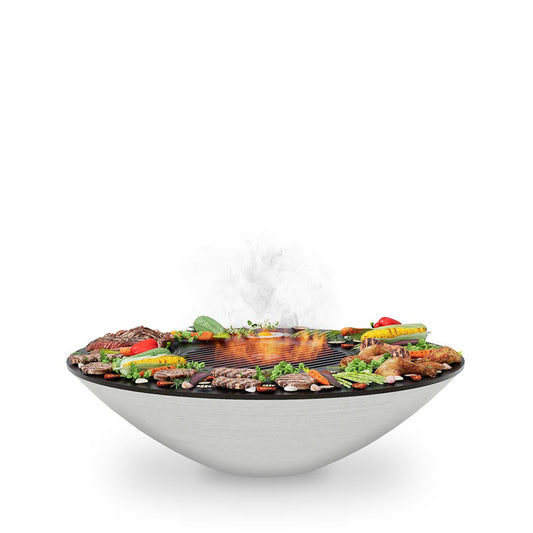 Arteflame XXL 40" Platinum Edition Fire Pit With Cooktop - Phoenix Fire Art Store