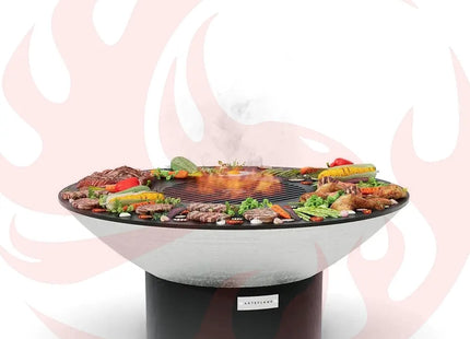 Arteflame XXL 40" Platinum Edition Fire Pit With Cooktop - Phoenix Fire Art Store
