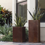 Corten Steel Column Planters - FREE SHIPPING!