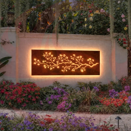 Laser-Cut Cherry Blossom Panel - FREE SHIPPING - Phoenix Fire Art Store