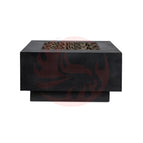 Black / 42 x 42 x 16 / Black Lava Rock