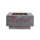 Grey / 42 x 42 x 16 / Black Lava Rock