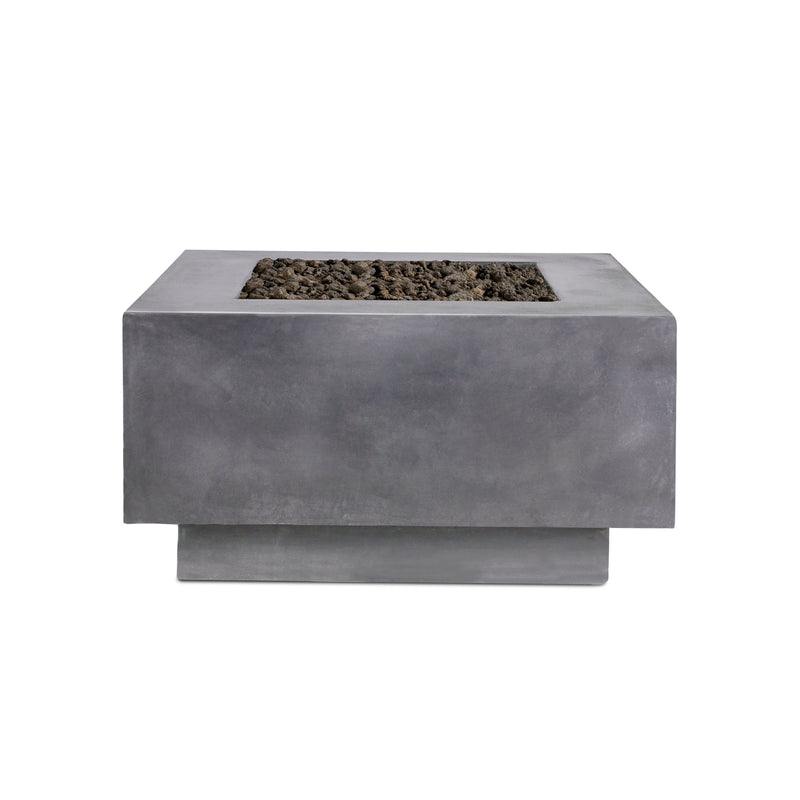 Cubo | Concrete Fire Bowl - Phoenix Fire Art Store