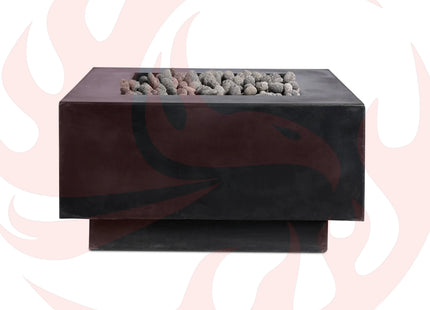 Cubo | Concrete Fire Bowl - Phoenix Fire Art Store
