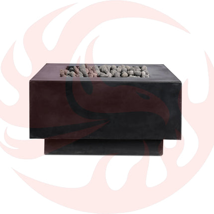 Cubo | Concrete Fire Bowl - Phoenix Fire Art Store