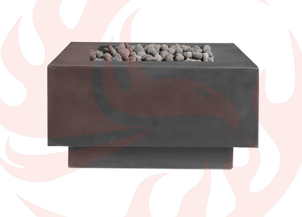 Cubo | Concrete Fire Bowl - Phoenix Fire Art Store