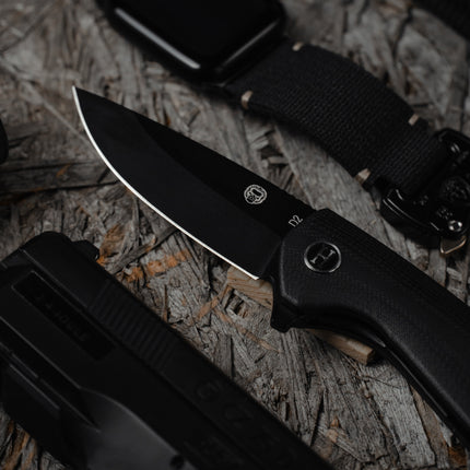 The Peasant Folding Pocket Knife Giftset for Men and Women (Black and Blue)