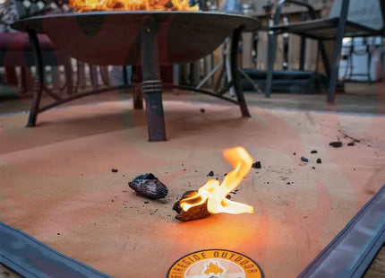 Fireproof Ground Mat – Ember Mat for Fire Pit & Grill Protection - Phoenix Fire Art Store