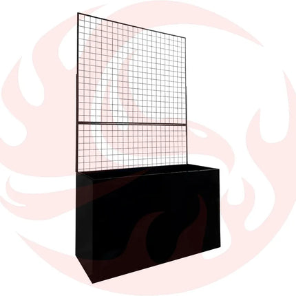 Steel Edge Planter with Trellis - FREE SHIPPING! - Phoenix Fire Art Store