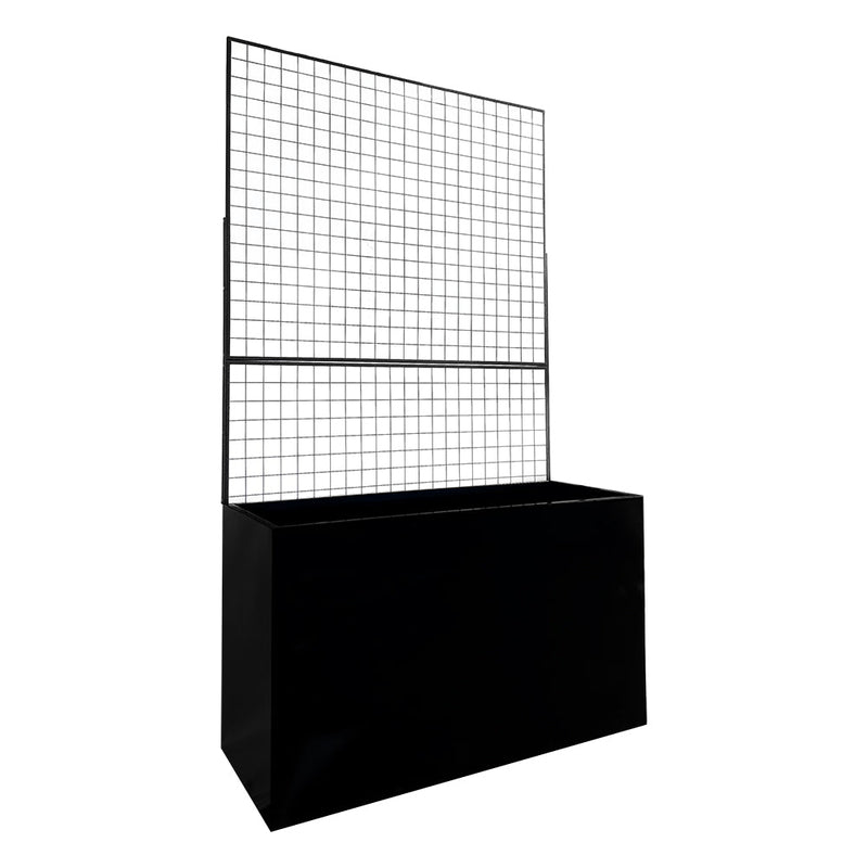 Steel Edge Planter with Trellis - Grow Your Garden Empire!
