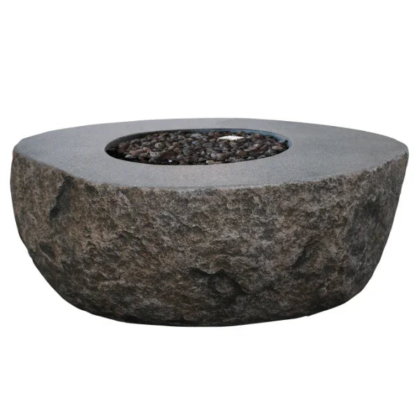 Elementi Boulder Fire Pit OFG110 - Outdoor Propane Fire Table That's Hotter Than A Jalapeño In Your Armpit