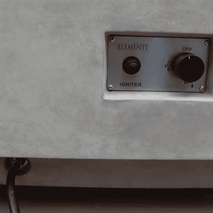 Elementi Granville Fire Pit Table - Outdoor Luxury Heating & Entertainment Center