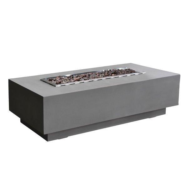 Elementi Granville Fire Pit Table - Outdoor Luxury Heating & Entertainment Center