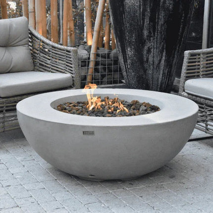 Elementi Lunar Fire Bowl - Outdoor Propane Fire Pit Table