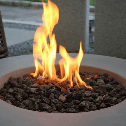 Elementi Lunar Fire Bowl - Outdoor Propane Fire Pit Table