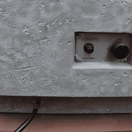 Elementi Manhattan Fire Pit OFG103 - Luxury Outdoor Fireplace Table