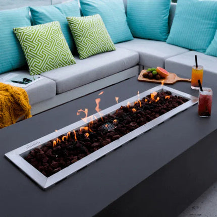 Elementi Granville Fire Pit Table - Outdoor Luxury Heating & Entertainment Center