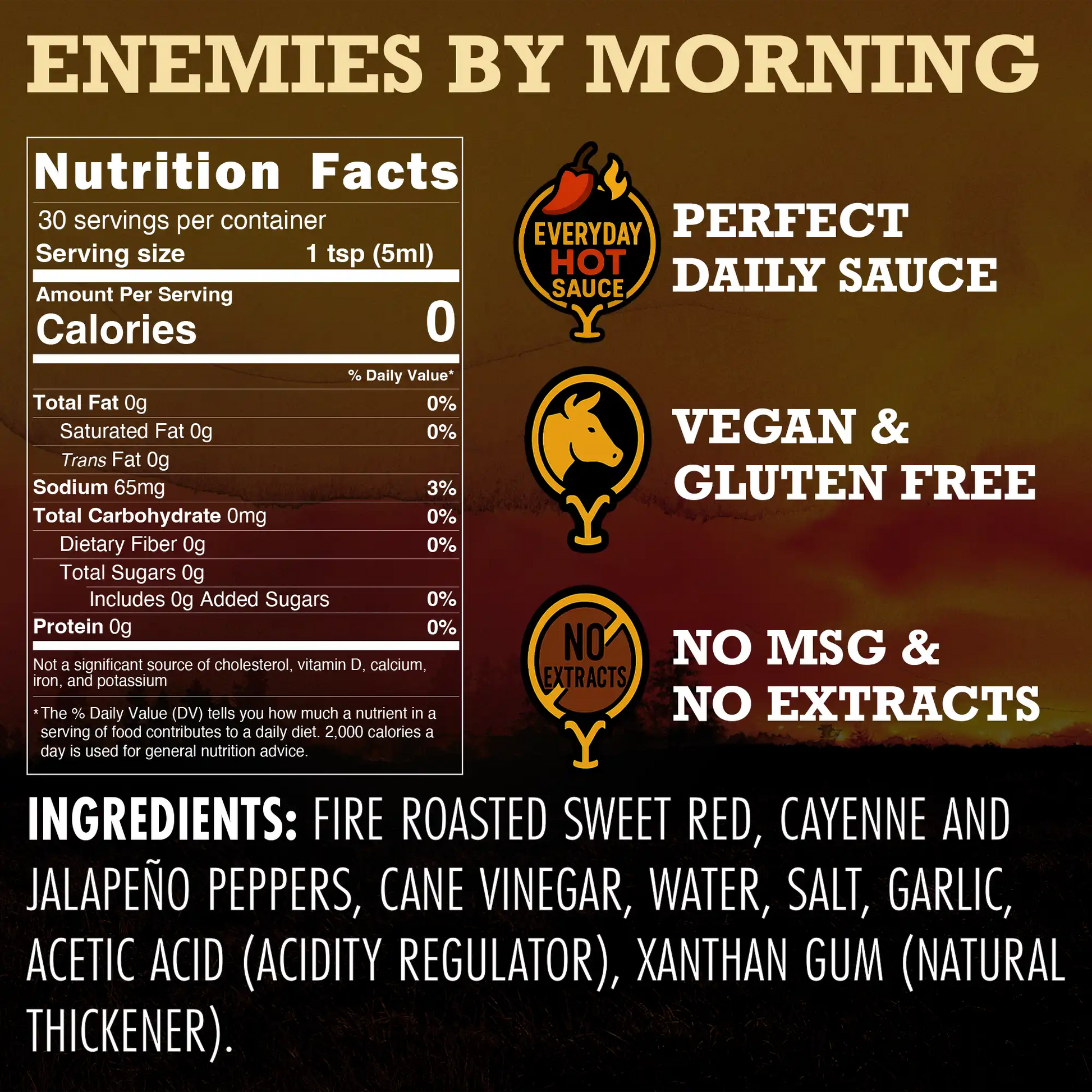 Enemies by Morning (Roasted Jalapeño) - Phoenix Fire Art Store