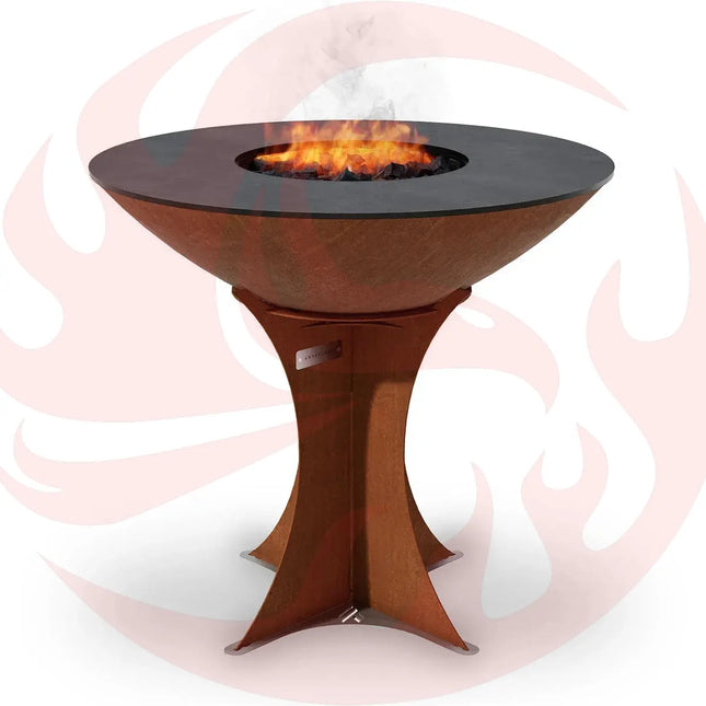 Arteflame XXL 40" Flat Top Grill - High Euro Base - Phoenix Fire Art Store