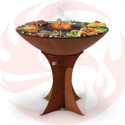 Arteflame XXL 40" Flat Top Grill - High Euro Base - Phoenix Fire Art Store