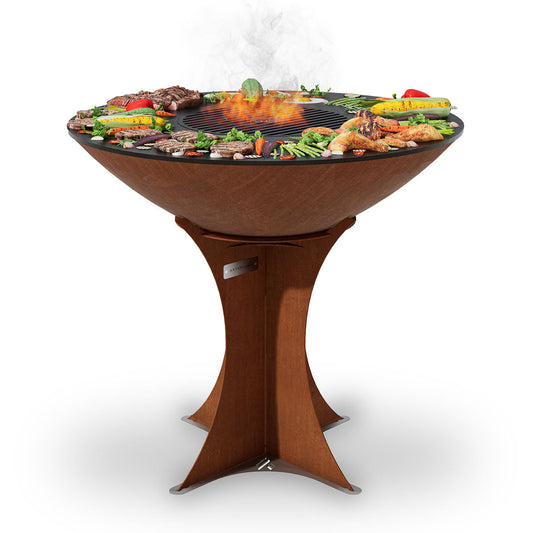 Arteflame XXL 40" Flat Top Grill - High Euro Base - Phoenix Fire Art Store