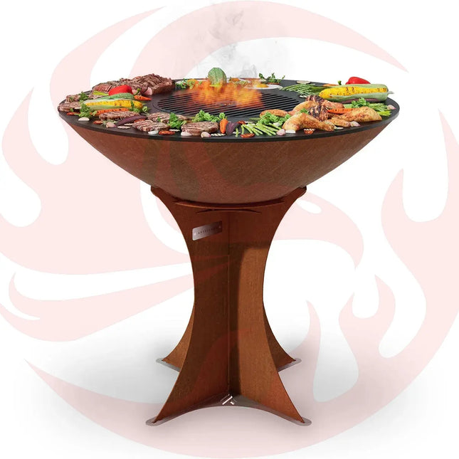 Arteflame XXL 40" Flat Top Grill - High Euro Base - Phoenix Fire Art Store