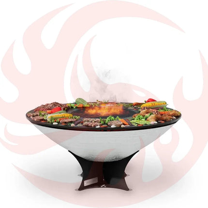 Arteflame XXL 40" Platinum Edition Fire Pit With Cooktop - Phoenix Fire Art Store