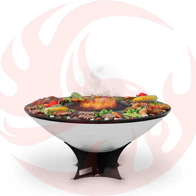 Arteflame XXL 40" Platinum Edition Fire Pit With Cooktop - Phoenix Fire Art Store