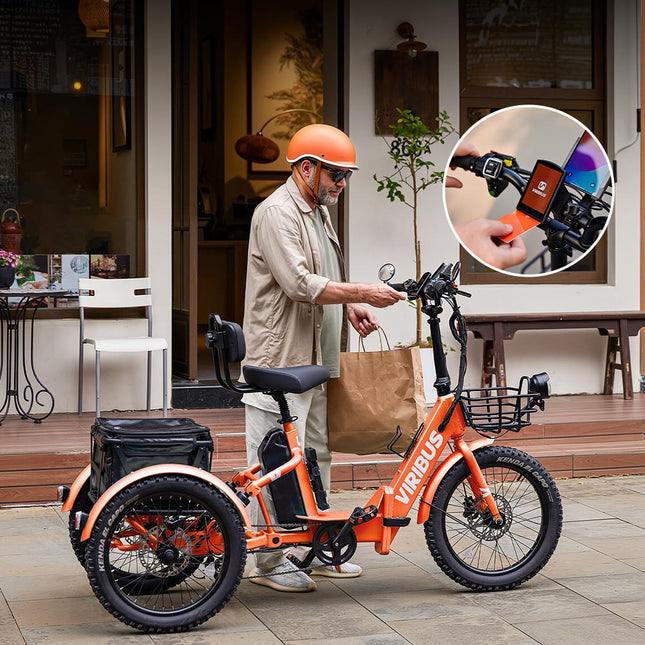Viribus FC1 Folding Electric Tricycle | 3-Wheel Freedom