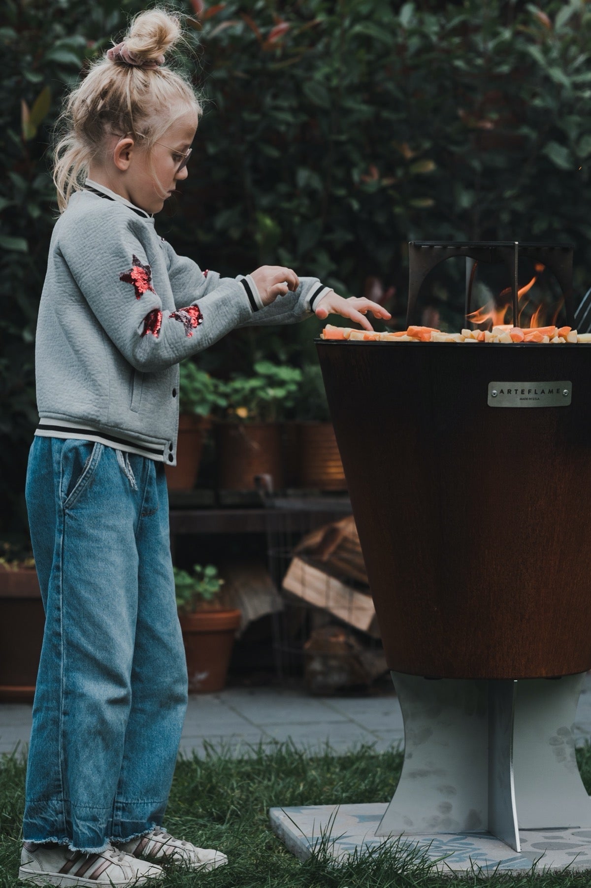 Arteflame One20 Grill Stand - Adjustable for Coffee to Table Height - Phoenix Fire Art Store