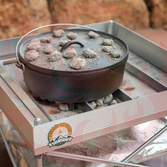 Dutch Oven Grill Grate for 24 Pop-Up Fire Pit – Frontier Grates - Phoenix Fire Art Store