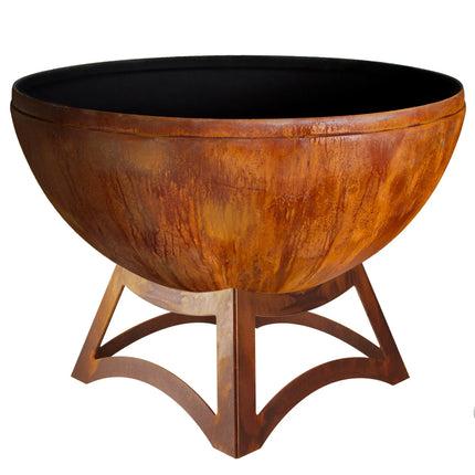 "Fire Chalice" Fire Bowl with Hollow Base (Made In USA) - Phoenix Fire Art Store