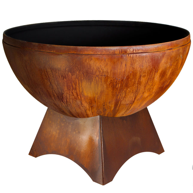 "Fire Chalice" Fire Bowl with Standard Base (Made In USA) - Phoenix Fire Art Store