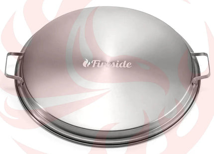 Fireside Pluto R19 Stainless Steel Fire Pit Lid - Phoenix Fire Art Store