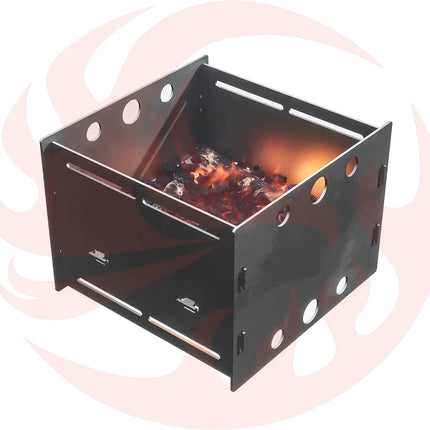 Arteflame Fuel Saver — Charcoal/Wood Heat-Focus Insert (Fits 30″ & 40″ Grills, Steel) - Phoenix Fire Art Store