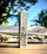 Desert Night Luminary Pillars w/ Solar Cap