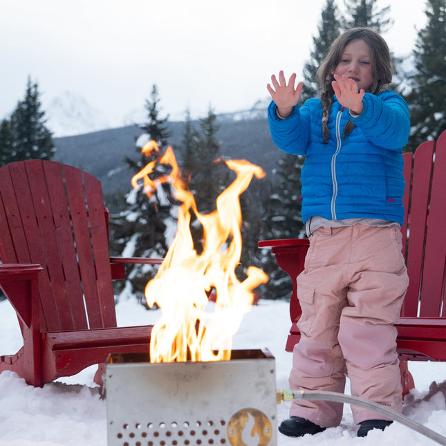 The Hekla: 304 Stainless Steel LavaBox with Dual-Burner (Pre-Order Only!) - Phoenix Fire Art Store