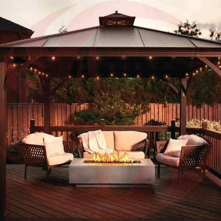 Patio Elegance Nexus 56-Inch Patioflame Fire Table for Ultimate Outdoor Enjoyment - Phoenix Fire Art Store
