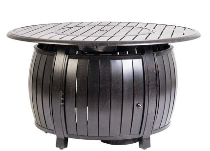Grand Cooper 44" Round Aluminum Convertible Gas Fire Pit Table Fire Sense/Balkene Home