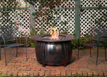 Grand Cooper 44" Round Aluminum Convertible Gas Fire Pit Table Fire Sense/Balkene Home
