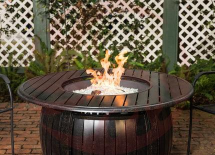 Grand Cooper 44" Round Aluminum Convertible Gas Fire Pit Table Fire Sense/Balkene Home