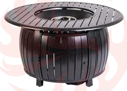 Grand Cooper 44" Round Aluminum Convertible Gas Fire Pit Table Fire Sense/Balkene Home