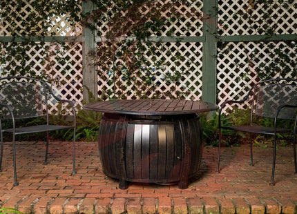 Grand Cooper 44" Round Aluminum Convertible Gas Fire Pit Table Fire Sense/Balkene Home
