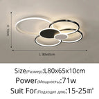 black 80cm / Warm white