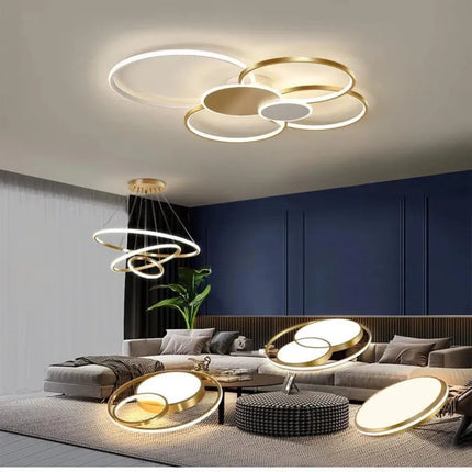 DecorBites™ LED Ceiling Chandelier Light for Living Room Bedroom Dining Hall Indoor Lighting Fixtures Decorbites