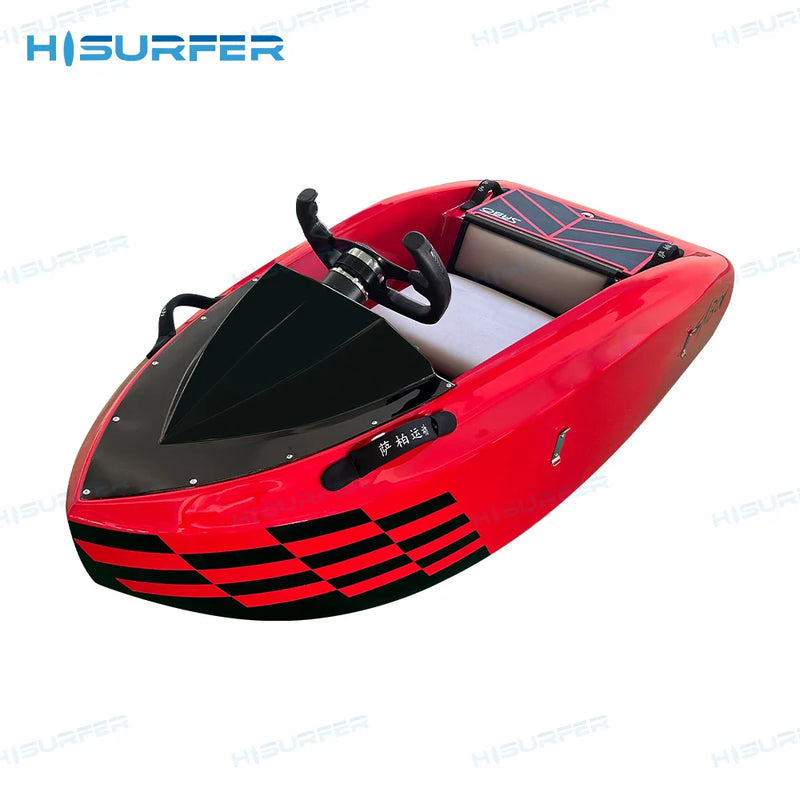 Sabo Luxury 15KW Mini Electric Jet Boat - Single Seat Water Sports Boat with Pedals