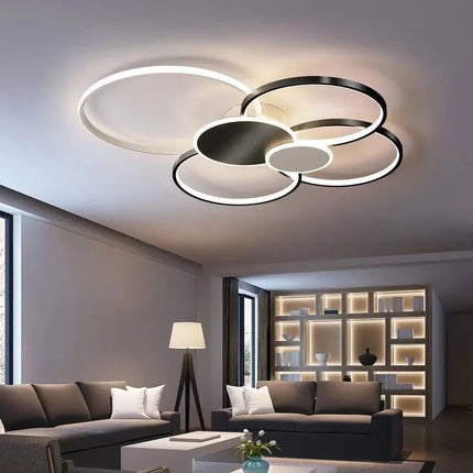 DecorBites™ LED Ceiling Chandelier Light for Living Room Bedroom Dining Hall Indoor Lighting Fixtures Decorbites
