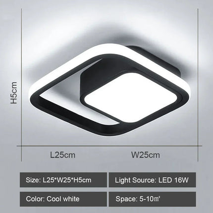 DecorBites™ LED Ceiling Chandelier: Modern Indoor Lighting for Home Bedroom Kitchen Living Room Decorbites
